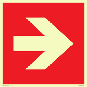 Right arrow (white on red background)